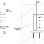 Steel erection drawing