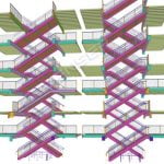 Steel stair modeling